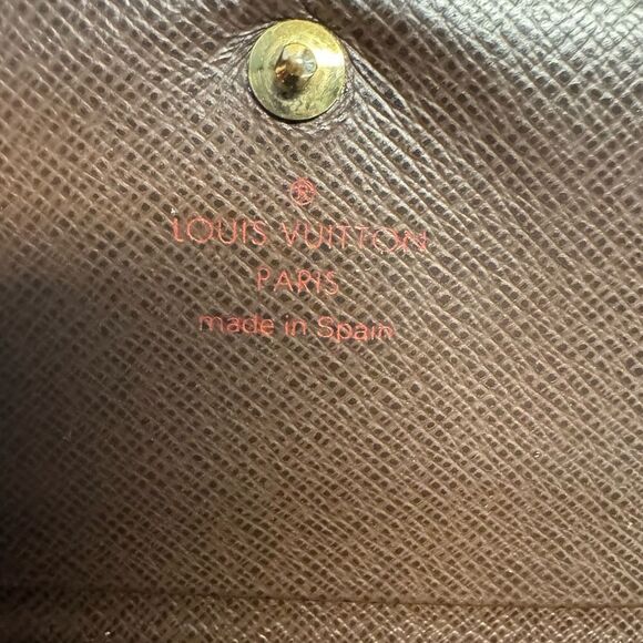 LV Louis Vuitton Damier Porte Monnaie Bifold Wallet CA4047 - Picture 9 of 14